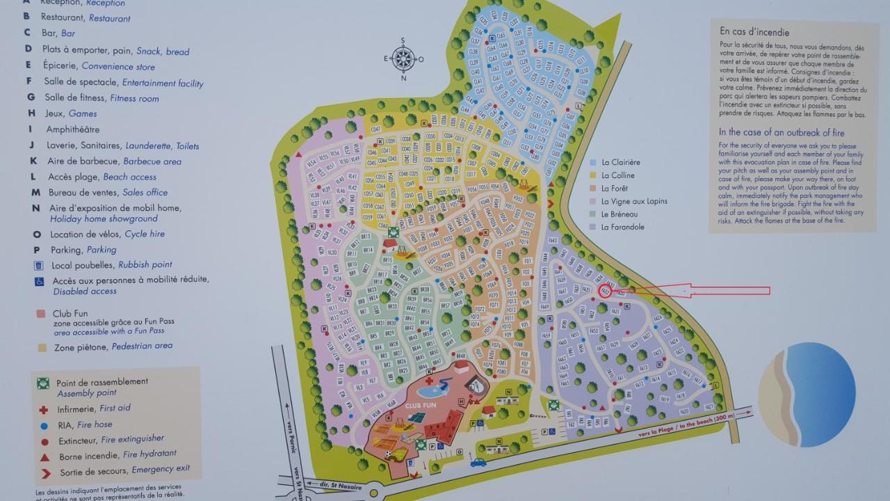 סן-ברבן-לה-פן Agreable Mobilhome 6 - 8 Places מראה חיצוני תמונה